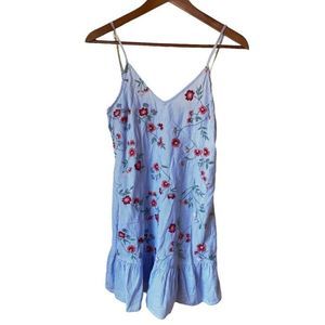 BERSHKA Floral Mini Dress Sz XS